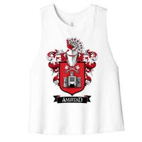 Amistad House Of Givers Rca Friendship School Spirit Women's Racerback Cropped Tank