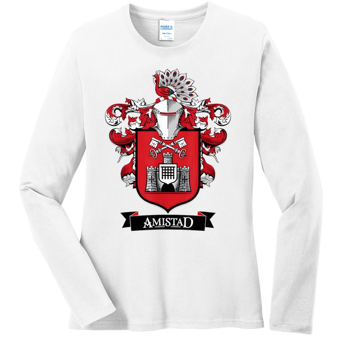 Amistad House Of Givers Rca Friendship School Spirit Ladies Long Sleeve Shirt