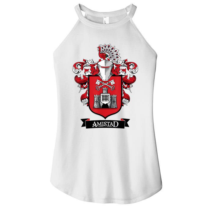 Amistad House Of Givers Rca Friendship School Spirit Women's Perfect Tri Rocker Tank