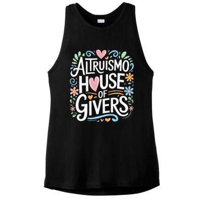 Altruismo House Of Givers Rca Givers School Spirit Ladies PosiCharge Tri-Blend Wicking Tank