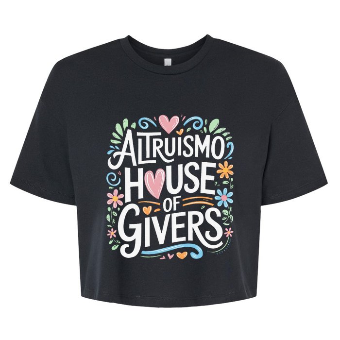 Altruismo House Of Givers Rca Givers School Spirit Bella+Canvas Jersey Crop Tee