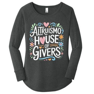 Altruismo House Of Givers Rca Givers School Spirit Women's Perfect Tri Tunic Long Sleeve Shirt