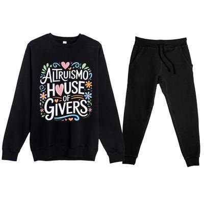 Altruismo House Of Givers Rca Givers School Spirit Premium Crewneck Sweatsuit Set