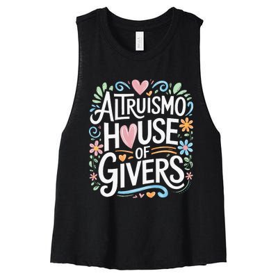 Altruismo House Of Givers Rca Givers School Spirit Women's Racerback Cropped Tank