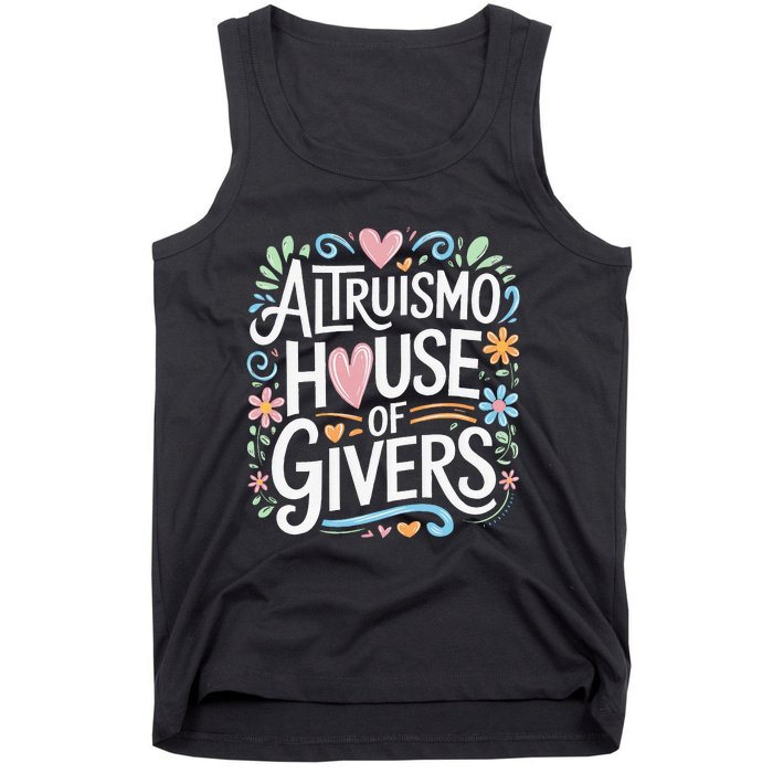 Altruismo House Of Givers Rca Givers School Spirit Tank Top