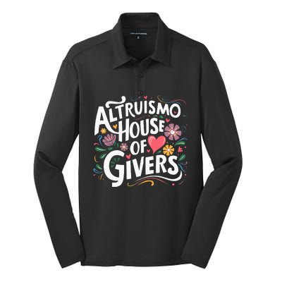 Altruismo House Of Givers Rca Givers School Spirit Silk Touch Performance Long Sleeve Polo