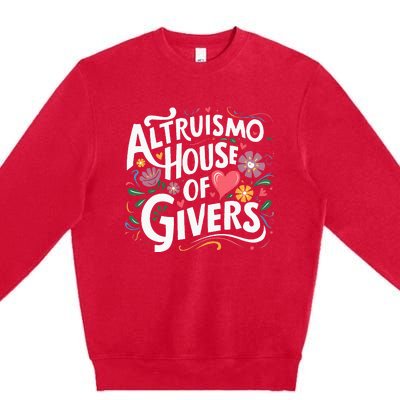 Altruismo House Of Givers Rca Givers School Spirit Premium Crewneck Sweatshirt