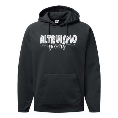 Altruismo House Of Givers Rca Givers School Spirit Gift Performance Fleece Hoodie