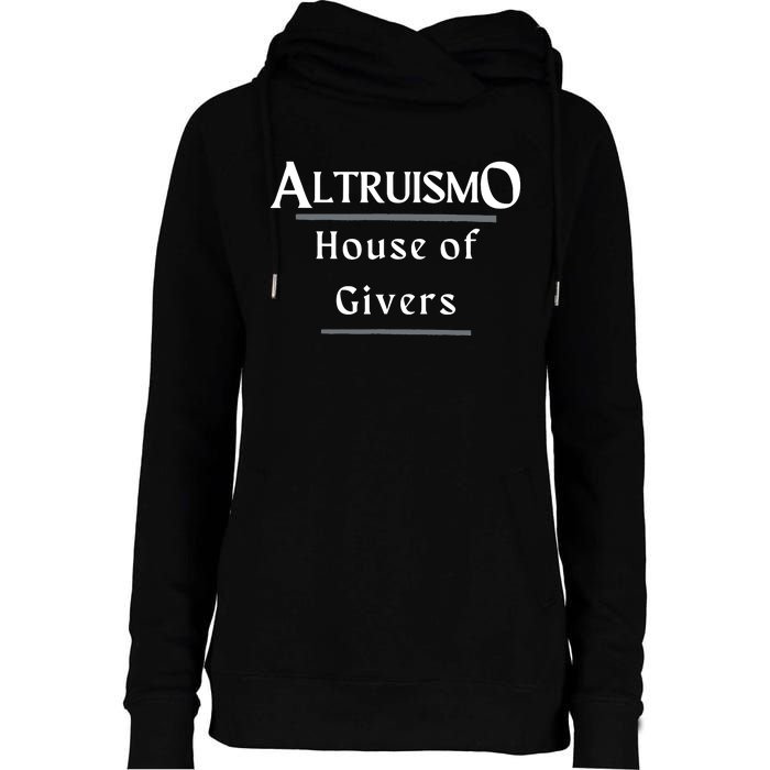 Altruismo House Of Givers Rca Givers School Spirit Black Womens Funnel Neck Pullover Hood