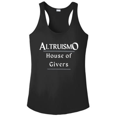 Altruismo House Of Givers Rca Givers School Spirit Black Ladies PosiCharge Competitor Racerback Tank