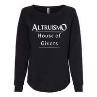 Altruismo House Of Givers Rca Givers School Spirit Black Womens California Wash Sweatshirt