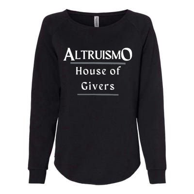 Altruismo House Of Givers Rca Givers School Spirit Black Womens California Wash Sweatshirt