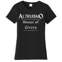 Altruismo House Of Givers Rca Givers School Spirit Black Women's T-Shirt