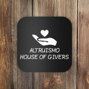 Altruismo House Of Givers Rca Givers School Spirit Black Coaster