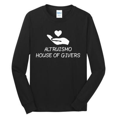 Altruismo House Of Givers Rca Givers School Spirit Black Tall Long Sleeve T-Shirt