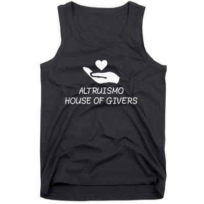 Altruismo House Of Givers Rca Givers School Spirit Black Tank Top