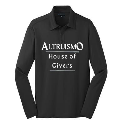 Altruismo House Of Givers Rca Givers School Spirit Silk Touch Performance Long Sleeve Polo