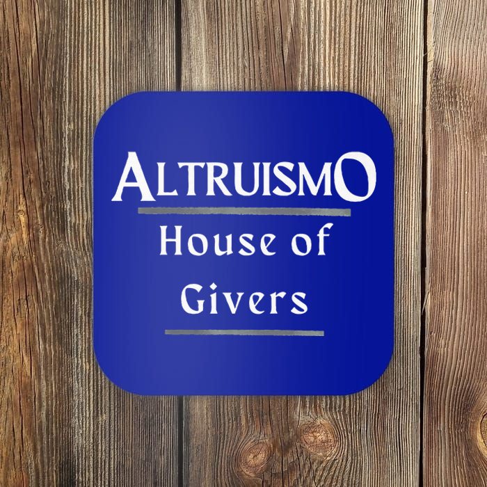 Altruismo House Of Givers Rca Givers School Spirit Coaster