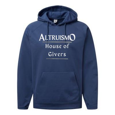 Altruismo House Of Givers Rca Givers School Spirit Performance Fleece Hoodie