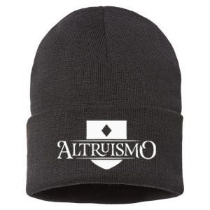 Altruismo House Of Givers School Spirit Givers Black Sustainable Knit Beanie