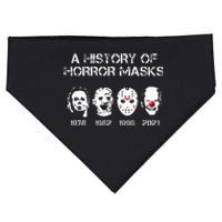 A History Of Horror Masks Halloween Funny Costume Anti Biden USA-Made Doggie Bandana