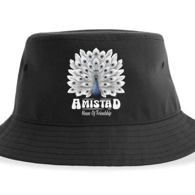 Amistad House Of Friendship Rca School Amistad House Red Sustainable Bucket Hat