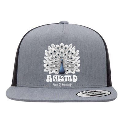 Amistad House Of Friendship Rca School Amistad House Red Flat Bill Trucker Hat