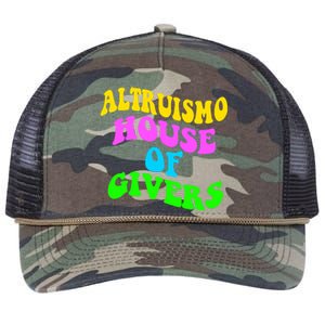 Altruismo House Of Givers Rca Givers School Spirit Retro Rope Trucker Hat Cap