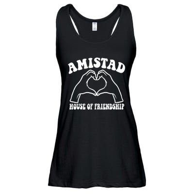 Amistad House Of Friendship Rca Friendly School Spirit Ladies Essential Flowy Tank