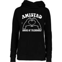 Amistad House Of Friendship Rca Friendly School Spirit Womens Funnel Neck Pullover Hood