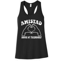 Amistad House Of Friendship Rca Friendly School Spirit Women's Racerback Tank