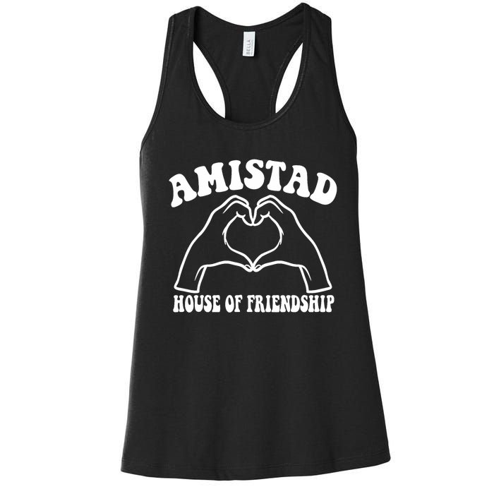 Amistad House Of Friendship Rca Friendly School Spirit Women's Racerback Tank