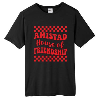 Amistad House Of Friendship House Retro Groovy Friendship Tall Fusion ChromaSoft Performance T-Shirt