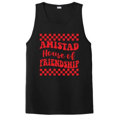 Amistad House Of Friendship House Retro Groovy Friendship PosiCharge Competitor Tank