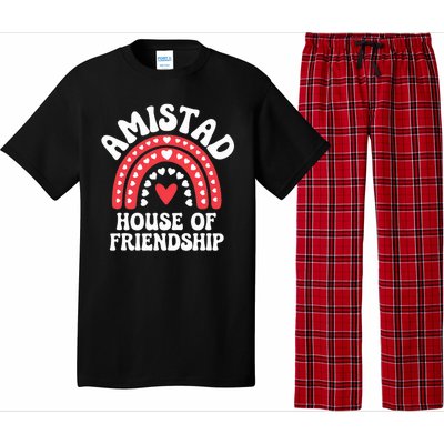 Amistad House Of Friendship Boho Heart Rainbow Pajama Set