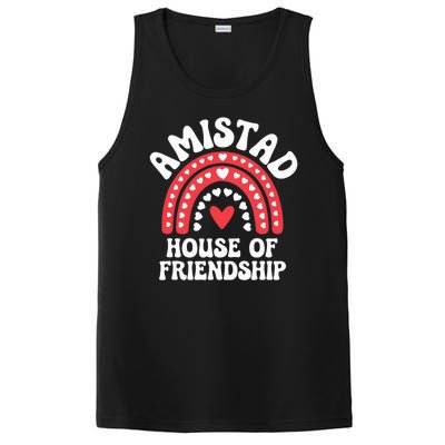 Amistad House Of Friendship Boho Heart Rainbow PosiCharge Competitor Tank