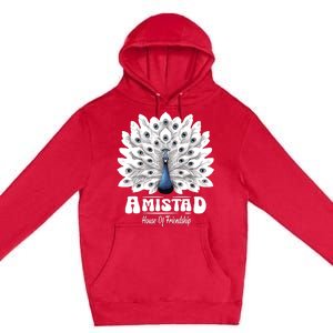 Amistad House Of Friendship Rca School Amistad House Red Premium Pullover Hoodie