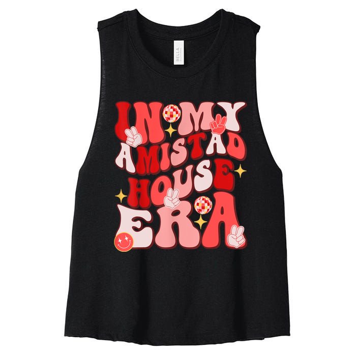 Amistad House Of Friendship Rca Friendship School Spirit Women's Racerback Cropped Tank