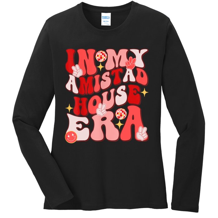 Amistad House Of Friendship Rca Friendship School Spirit Ladies Long Sleeve Shirt