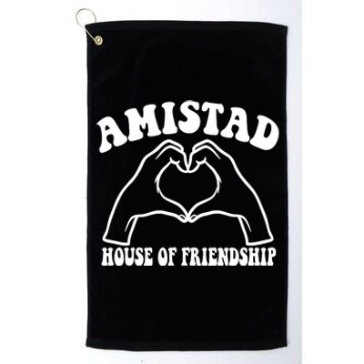 Amistad House Of Friendship Rca Friendly School Spirit Platinum Collection Golf Towel