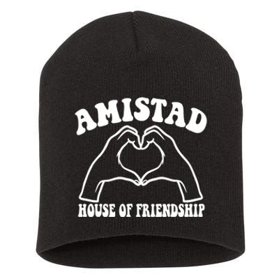 Amistad House Of Friendship Rca Friendly School Spirit Short Acrylic Beanie