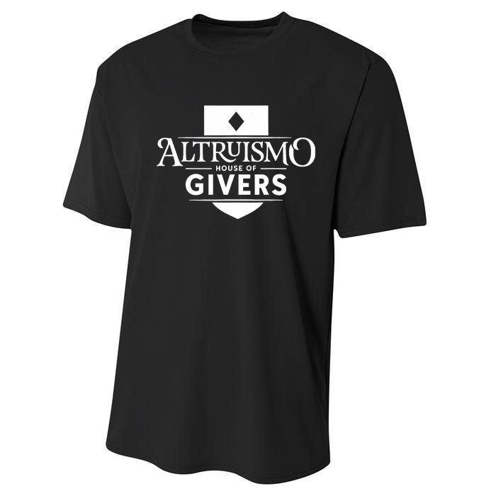 Altruismo House Of Givers School Spirit Givers Rca Educators Performance Sprint T-Shirt