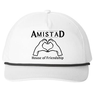 Amistad House Of Friendship Rca Friendly School Spirit Snapback Five-Panel Rope Hat