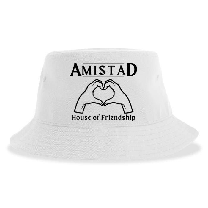 Amistad House Of Friendship Rca Friendly School Spirit Sustainable Bucket Hat