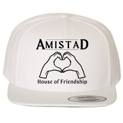 Amistad House Of Friendship Rca Friendly School Spirit Wool Snapback Cap