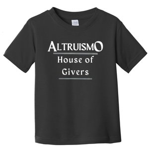 Altruismo House Of Givers Rca Givers School Spirit Black Toddler T-Shirt