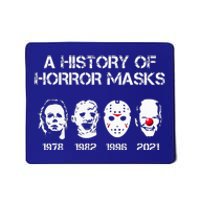 A History Of Horror Masks Halloween Funny Costume AntiBiden Mousepad