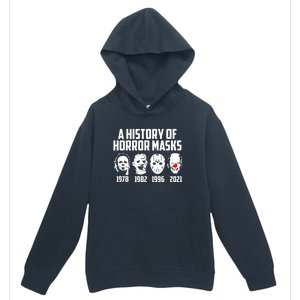 A History Of Horror Masks Halloween Funny Costume Anti Biden Urban Pullover Hoodie