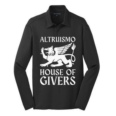 Altruismo House Of Givers Silk Touch Performance Long Sleeve Polo