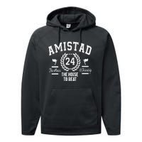 Amistad House Of Friendship House Friendship School Spirit Performance Fleece Hoodie